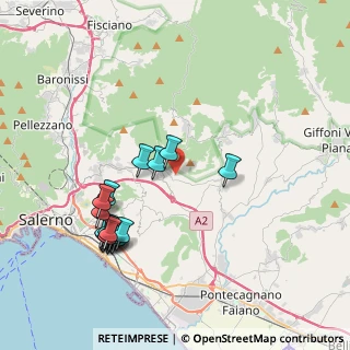 Mappa Via Piedimonte, 84090 San Mango Piemonte SA, Italia (4.607)