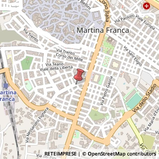 Mappa Via Alessandro Fighera, 1, 74015 Martina Franca, Taranto (Puglia)