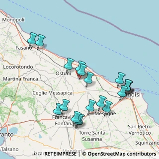 Mappa Via Vittorio Bachelet, 72012 Carovigno BR, Italia (17.865)