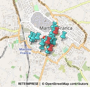 Mappa Via De Mita Oronzo, 74015 Martina Franca TA, Italia (0.2255)