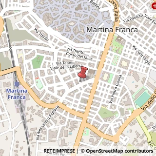 Mappa Via Oronzo de Mita, 42, 74015 Martina Franca, Taranto (Puglia)