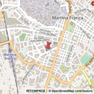 Mappa Via Alessandro Fighera, 36, 74015 Martina Franca, Taranto (Puglia)