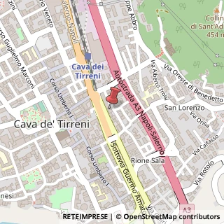 Mappa Via Corradino Biagi, 18, 84013 Cava de' Tirreni, Salerno (Campania)