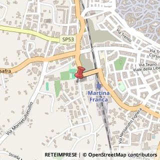 Mappa Via Giuseppe Guglielmi, 12bis E, 74015 Martina Franca, Taranto (Puglia)