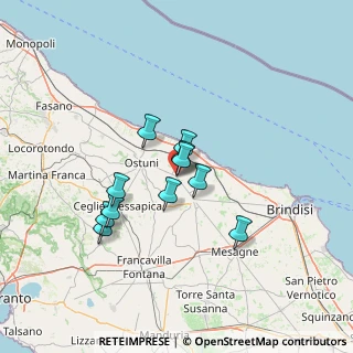 Mappa Via Caduti in Guerra, 72012 Carovigno BR, Italia (11.00273)