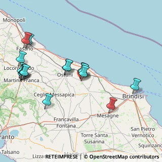 Mappa Via Caduti in Guerra, 72012 Carovigno BR, Italia (19.29188)