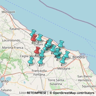 Mappa Via Caduti in Guerra, 72012 Carovigno BR, Italia (10.16389)