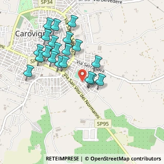 Mappa Via Caduti in Guerra, 72012 Carovigno BR, Italia (0.5125)