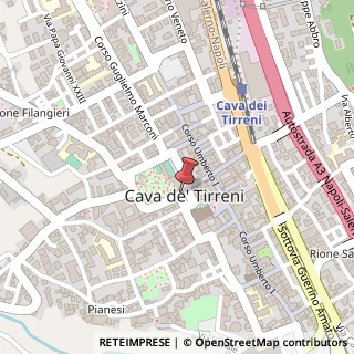 Mappa Piazza roma 7, 84013 Cava de' Tirreni, Salerno (Campania)
