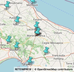 Mappa Via Ceglie Zona L, 74015 Martina Franca TA, Italia (17.52182)