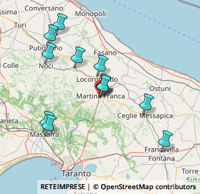 Mappa Via Nazario Sauro, 74015 Martina Franca TA, Italia (14.9475)