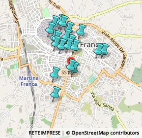 Mappa Via Nazario Sauro, 74015 Martina Franca TA, Italia (0.394)