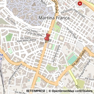 Mappa Piazza marconi guglielmo 1, 70010 Martina Franca, Taranto (Puglia)