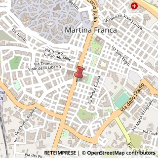 Mappa Via Taranto, 1, 74015 Martina Franca, Taranto (Puglia)