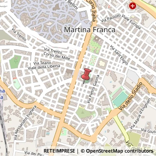 Mappa Via Nazario Sauro, 8, 74015 Martina Franca, Taranto (Puglia)