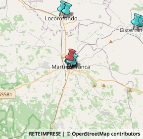Mappa Viale Carella, 74015 Martina Franca TA, Italia (3.03385)
