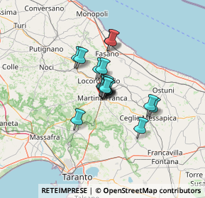 Mappa Viale Carella, 74015 Martina Franca TA, Italia (8.06824)