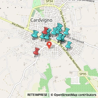 Mappa Via Leonardo Leo, 72012 Carovigno BR, Italia (0.3195)