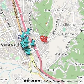 Mappa Via S. Lorenzo, 84013 Cava de' Tirreni SA, Italia (0.5105)