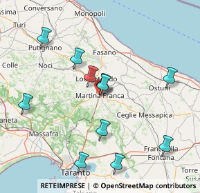 Mappa Via Montegrappa, 74015 Martina Franca TA, Italia (17.39364)