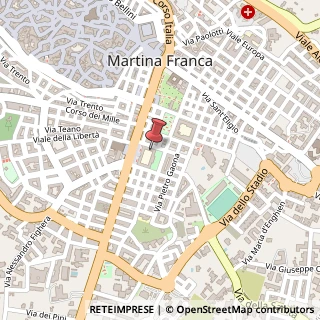 Mappa Via Montegrappa, 9, 74015 Martina Franca, Taranto (Puglia)