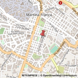 Mappa Via Montegrappa, 2/A, 74015 Martina Franca, Taranto (Puglia)