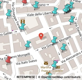 Mappa Via Giuseppe Fanelli, 74015 Martina Franca TA, Italia (0.1095)