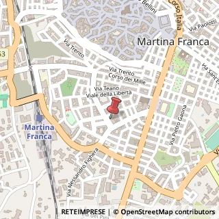Mappa Via G. Fanelli, 55, 74015 Martina Franca, Taranto (Puglia)