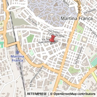 Mappa Via Michele Casavola, 36, 74015 Martina Franca, Taranto (Puglia)