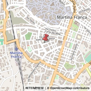 Mappa Via Vittorio Emanuele Orlando, 42, 74015 Martina Franca, Taranto (Puglia)