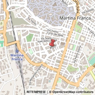 Mappa Via Michele Casavola, 31, 74015 Martina Franca, Taranto (Puglia)