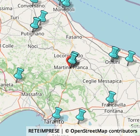 Mappa Via Vittorio Emanuele Orlando, 74015 Martina Franca TA, Italia (21.75765)