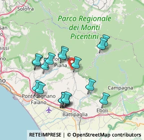 Mappa Via Migliaro, 84096 Montecorvino Rovella SA, Italia (7.70842)