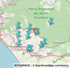 Mappa Via Migliaro, 84096 Montecorvino Rovella SA, Italia (7.12636)