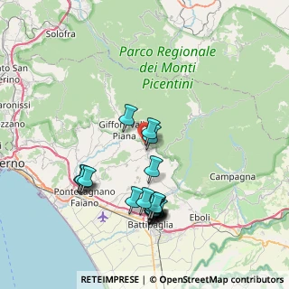 Mappa Via Migliaro, 84096 Montecorvino Rovella SA, Italia (8.564)