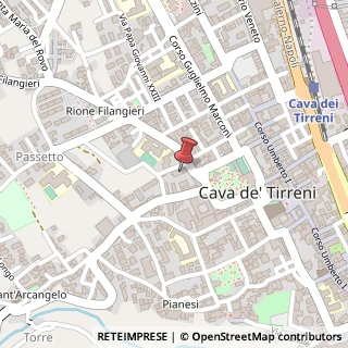 Mappa Viale Francesco Crispi, 68, 84013 Cava de' Tirreni, Salerno (Campania)