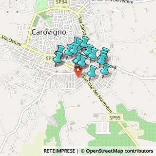 Mappa Via Nicolò Piccinni, 72012 Carovigno BR, Italia (0.3025)