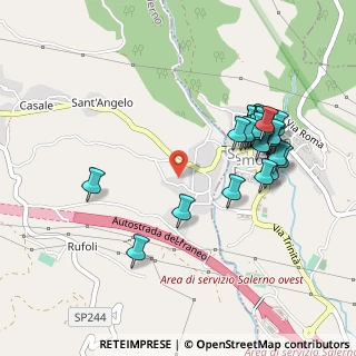 Mappa Via Casa Ferrara, 84135 Salerno SA, Italia (0.525)