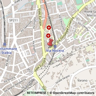 Mappa Via Simmaco, 1, 80053 Castellammare di Stabia, Napoli (Campania)