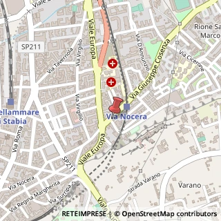 Mappa Via Giuseppe Cosenza, 106, 80053 Castellammare di Stabia, Napoli (Campania)