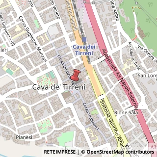Mappa Corso Umberto I, 214, 84013 Cava de' Tirreni, Salerno (Campania)
