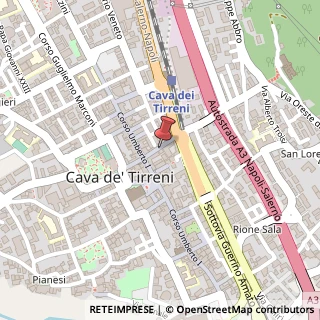 Mappa Via Pasquale Atenolfi, 12, 84013 Cava de' Tirreni, Salerno (Campania)