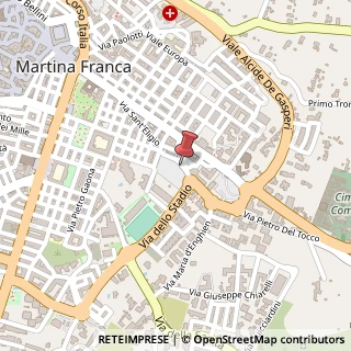 Mappa Piazza D'angio' F, 39, 74015 Martina Franca, Taranto (Puglia)