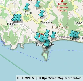 Mappa Via cava, 80070 Serrara Fontana NA, Italia (0.94)