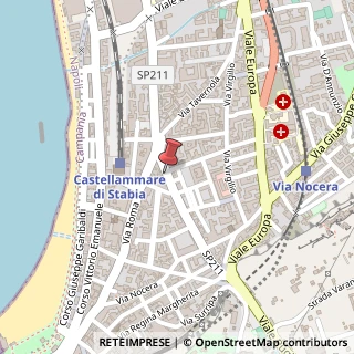 Mappa Via Guglielmo Marconi, 16, 80053 Castellammare di Stabia, Napoli (Campania)