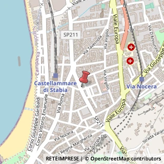 Mappa Via Guglielmo Marconi, 35, 80053 Castellammare di Stabia, Napoli (Campania)