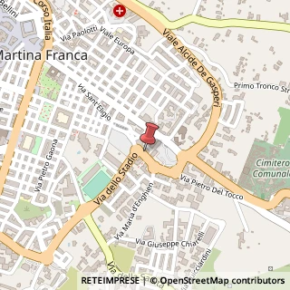 Mappa Via Pietro del Tocco, 23/25, 74015 Martina Franca, Taranto (Puglia)