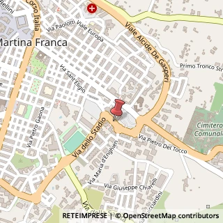 Mappa Via Pietro del Tocco, 31, 74015 Martina Franca, Taranto (Puglia)