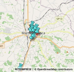 Mappa Piazza D'Angiò F., 74015 Martina Franca TA, Italia (1.05364)