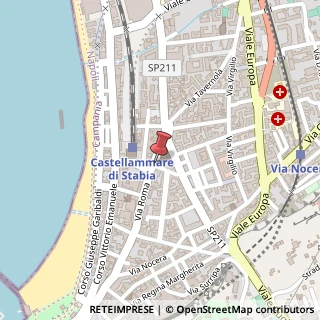 Mappa Via Roma, 75, 80053 Castellammare di Stabia, Napoli (Campania)